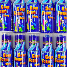 Sour Foam Spray Candy - Blueberry 90ml