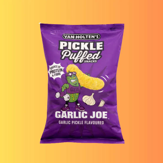 USA Pickle Puffed Snacks 90gm Bag - Garlic Joe