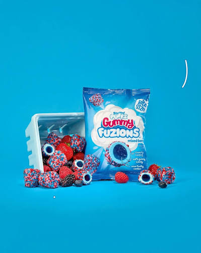 USA Gummy Fusions Puffs 120gm - Mixed Berry