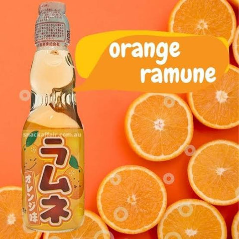 Japanese Hata Ramune 200ml - Orange