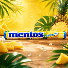 Japanese Mentos Roll 38gm - Pineapple