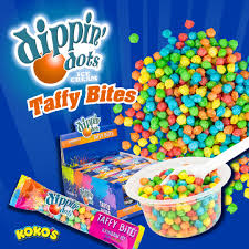 Dippin' Dots Taffy Bites - Rainbow Ice 25gm