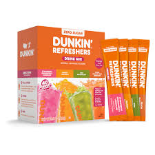 USA Dunkin' Refreshers Green Tea Drink Mix x40 Pack