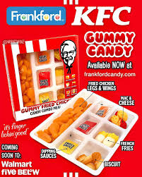 USA KFC Gummy Fried Chicken Candy Combo Meal