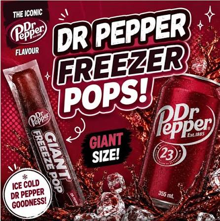 USA Dr Pepper GIANT Freeze Pops - Single
