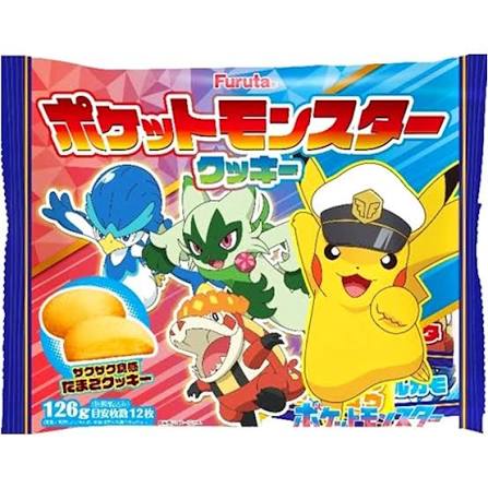 Japanese Pokemon Cookies - 126gm