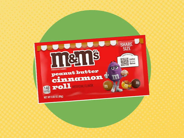 USA M&M's Peanut Butter Cinnamon Roll- 80gm