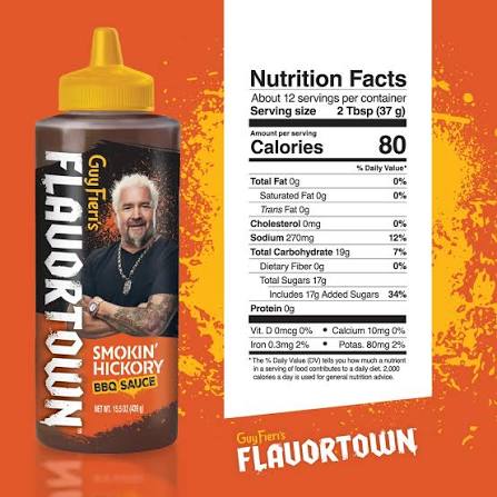 USA Guy Fieri Flavortown - Smokin Hickory Grilling Sauce 355ml