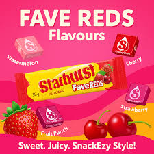 USA Starburst Fave Reds Chews - 59gm