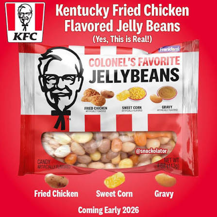 USA Exclusive - KFC "Colonel's Favorite" Jelly Beans 113gm