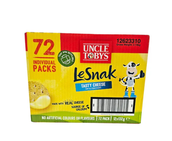 LeSnaks Bulk Pack - Tasty Cheese x72 Pack