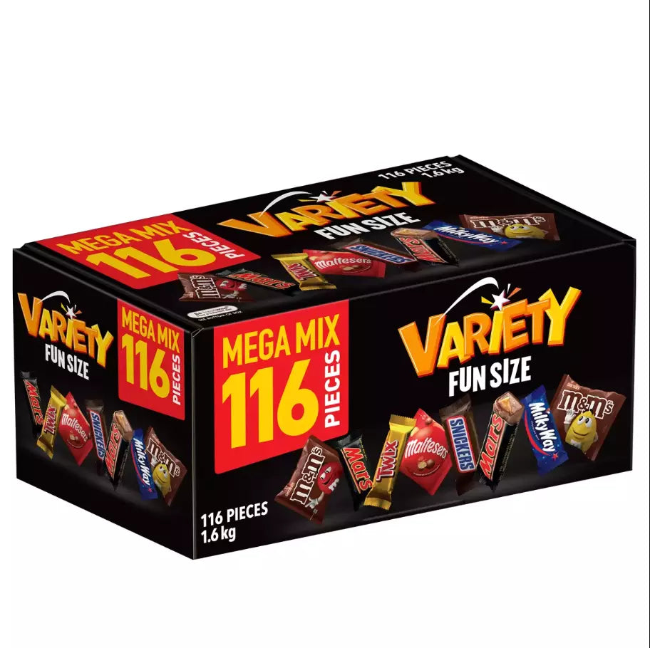 Mars Variety Chocolate Box - 116 pieces