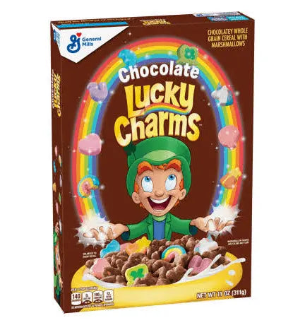 Chocolate Lucky Charms - US Cereal - General Mills