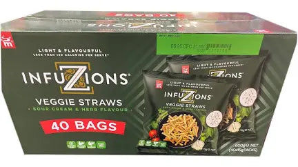 Infuzions Vege Straws 40 Bags