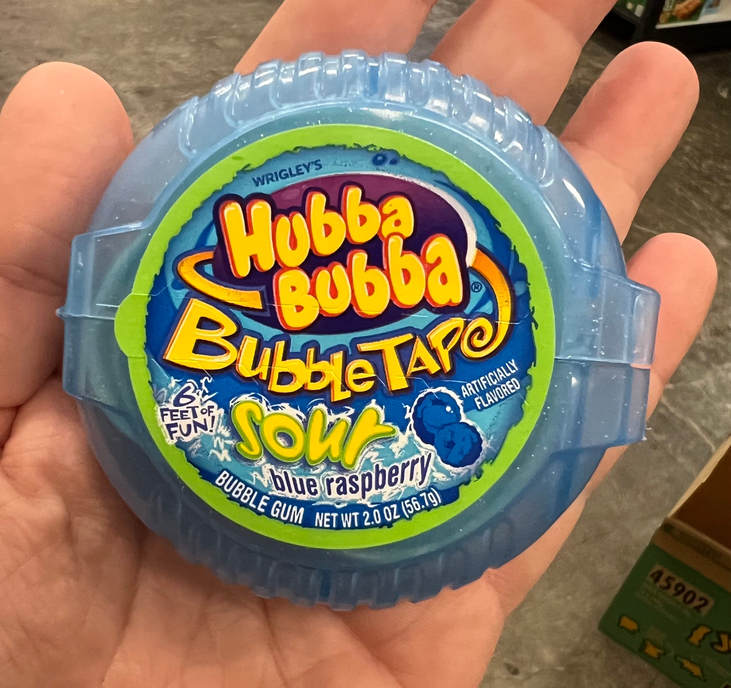 Hubba Bubba Sour Blue Raspberry Tape – SnackEzy Pty Ltd