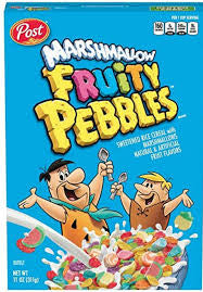 Marshmallow Fruity Pebbles -US Cereal -  Post