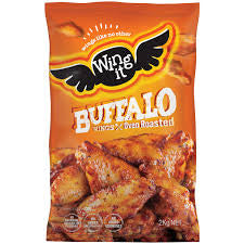 Wing It Buffalo Wings 2kg FROZEN - PICK UP ONLY