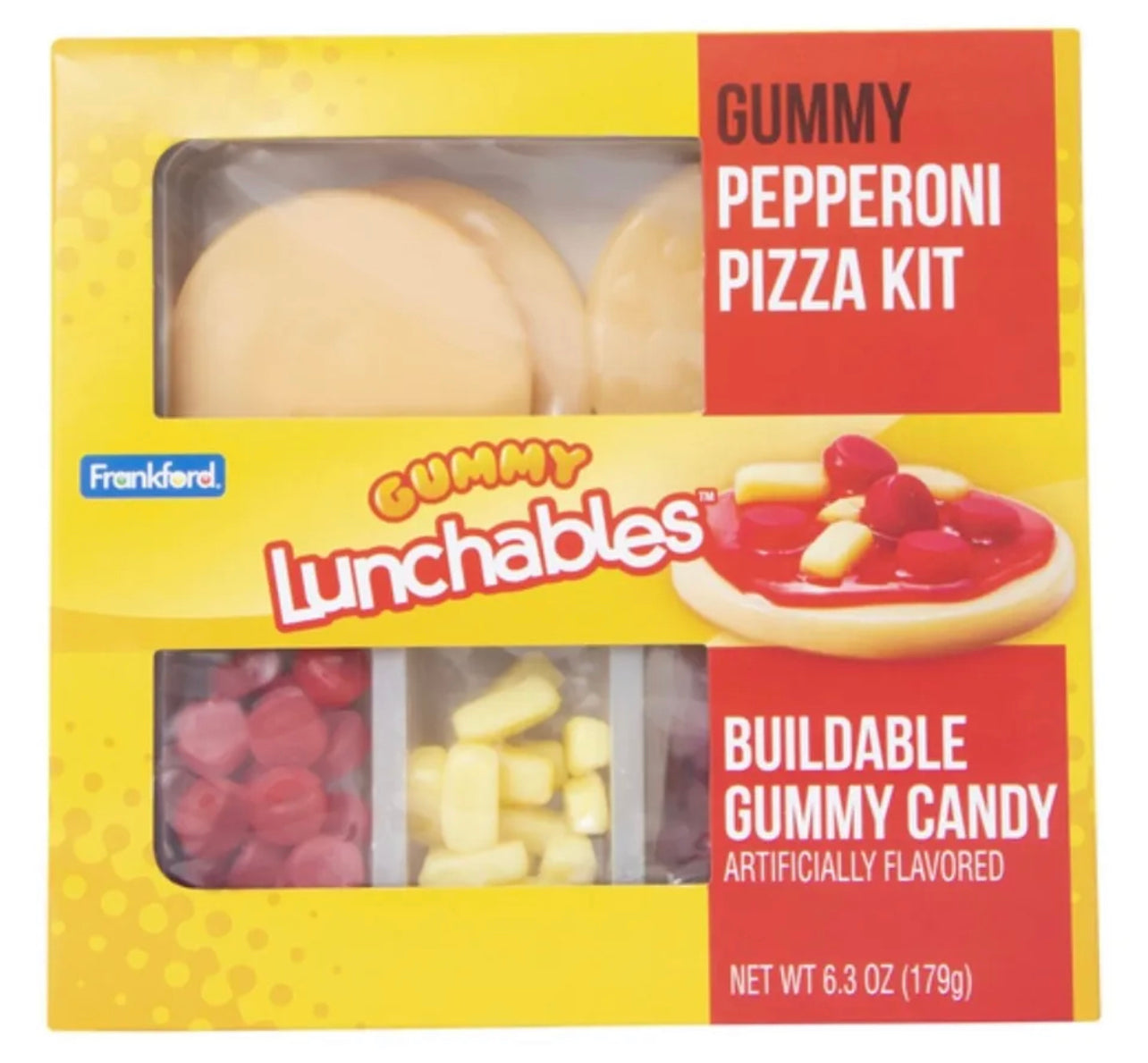 Gummy Lunchables Pepperoni Pizza - Frankford