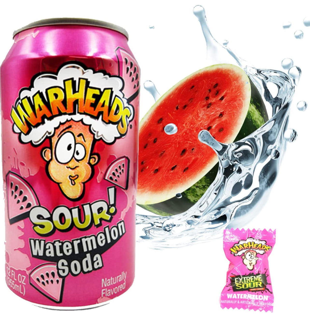 Warheads Soda - Watermelon