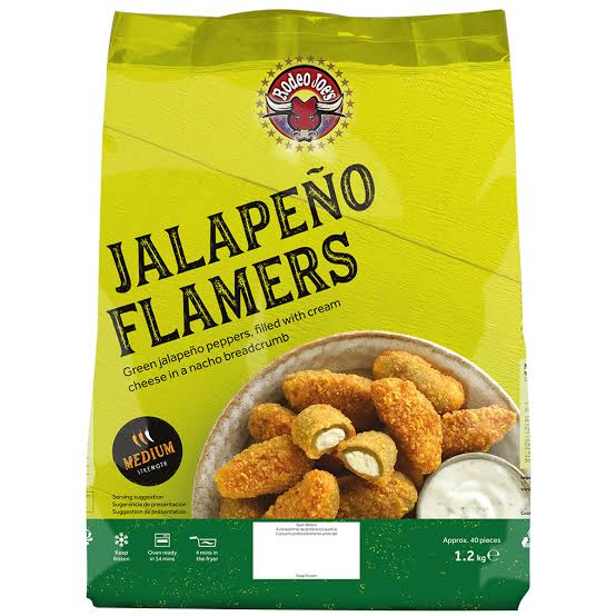 Rodeo Joes Jalapeño Flamers 1.2kg FROZEN - PICK UP ONLY