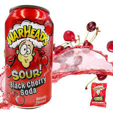 Warheads Soda - Black Cherry