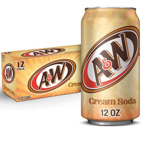 A&W Creme Soda x12
