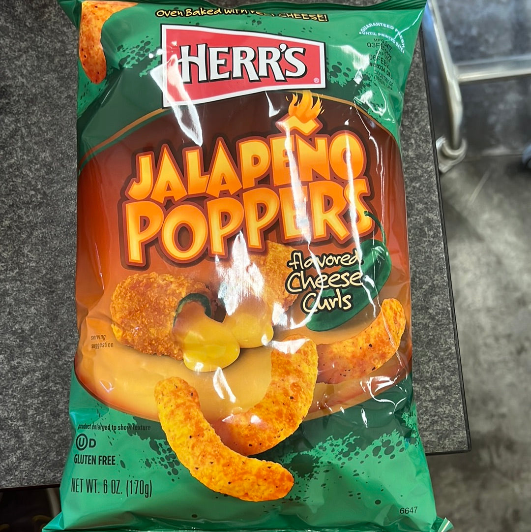 Herr’s Jalapeño Popper Chips 170gram